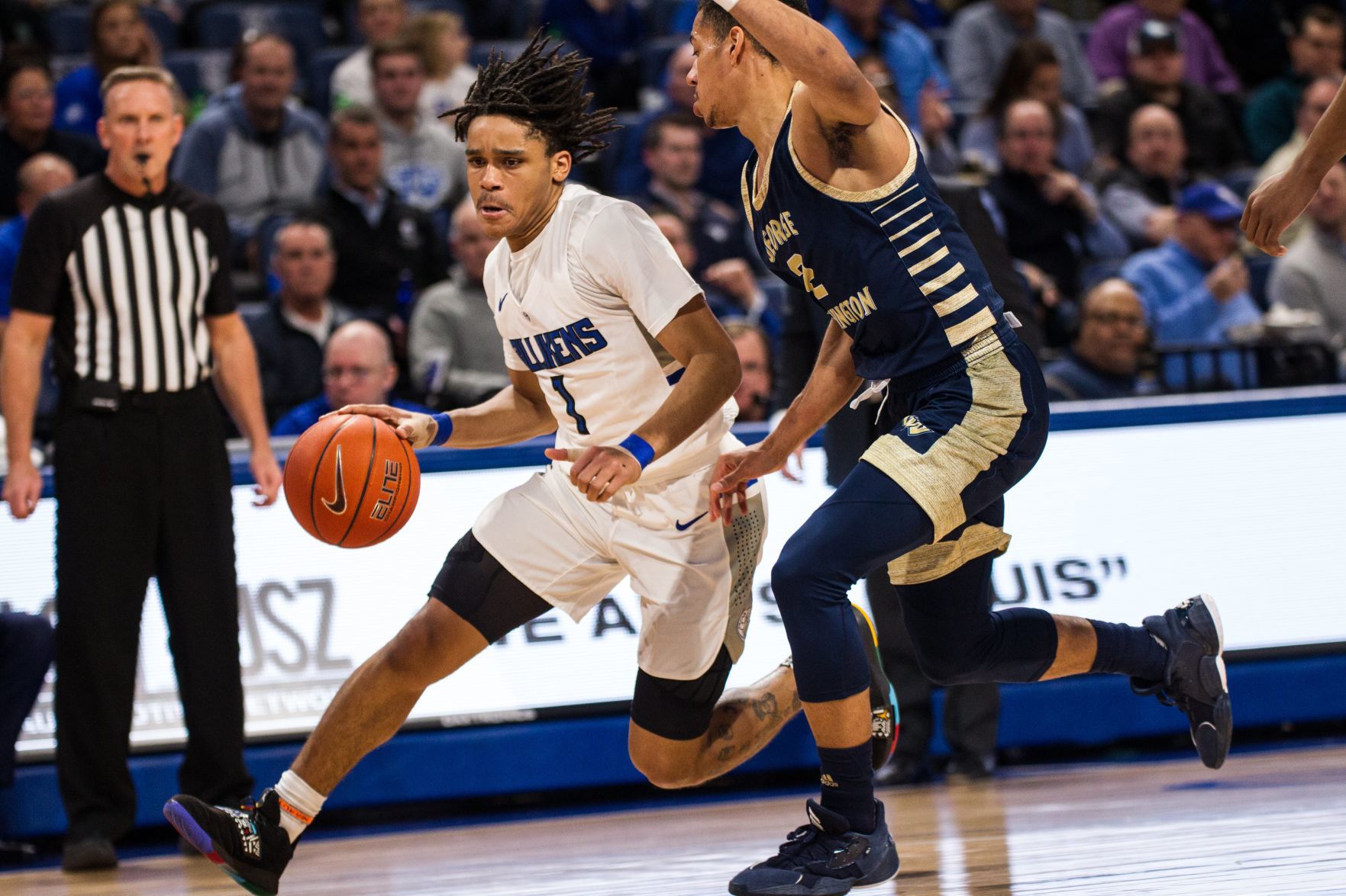 Billikens hold on to beat the George Washington Colonials 63-58